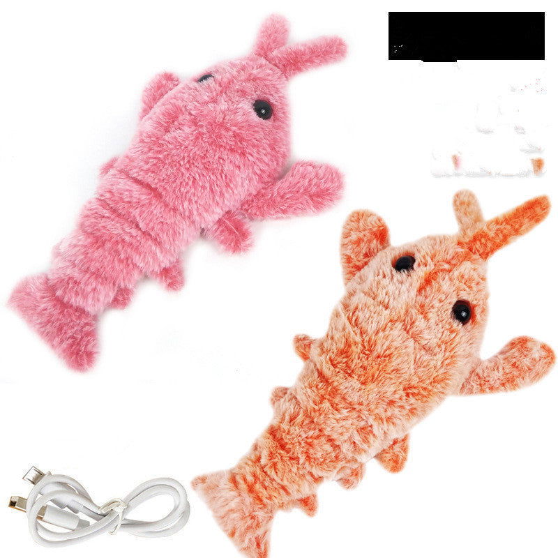 Funny Cat Jumping Plush Lobster Toys USB - maxsophie.com