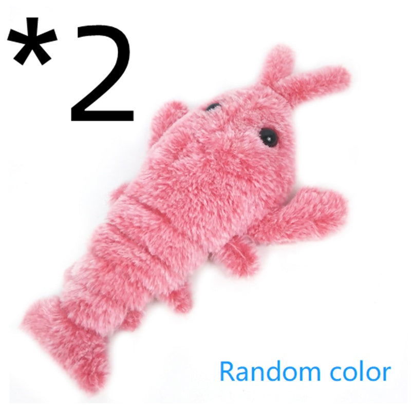 Funny Cat Jumping Plush Lobster Toys USB - maxsophie.com