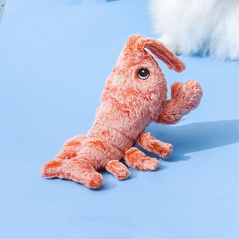 Funny Cat Jumping Plush Lobster Toys USB - maxsophie.com