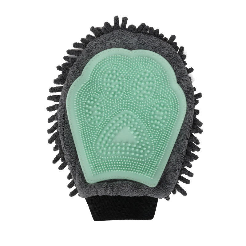 2-in-1 Dog  Grooming Glove Massage Bath Brush - My Store - - #tag1# 