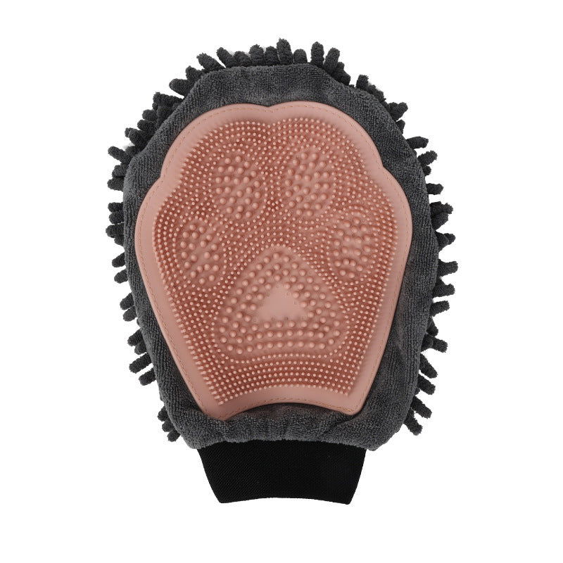 2-in-1 Dog  Grooming Glove Massage Bath Brush - My Store - - #tag1# 