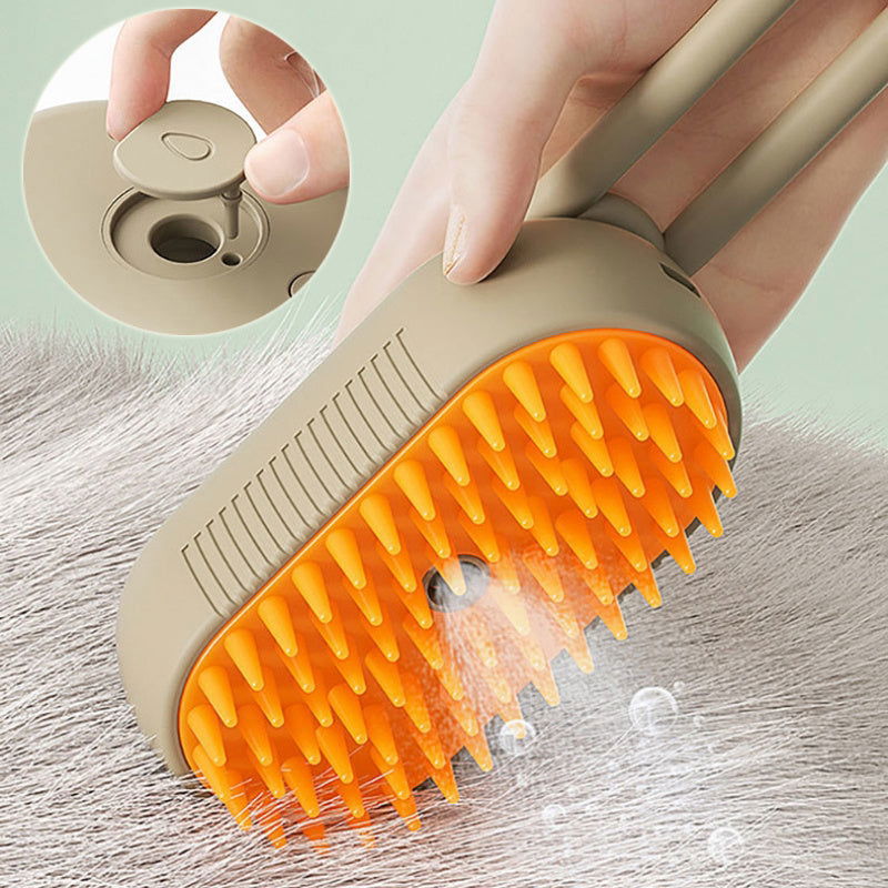 3 in 1 Electric Cat Dog Steam Brush - maxsophie.com