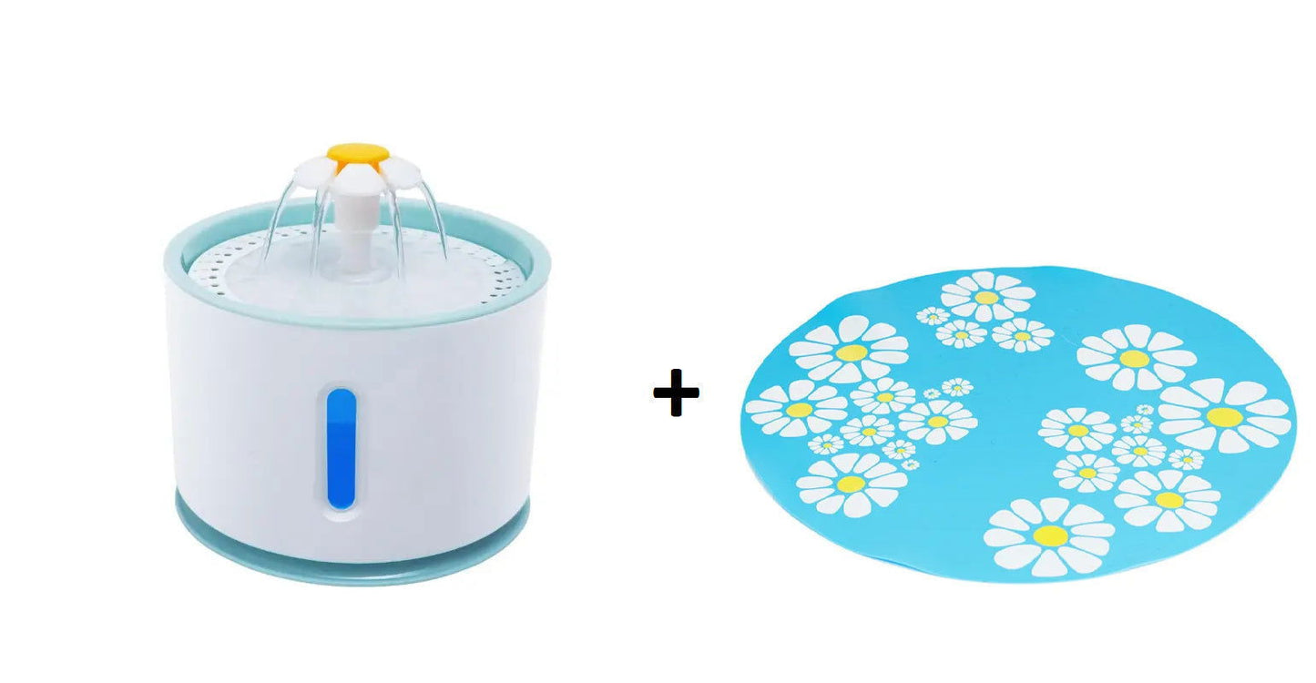 Automatic Cat Water Fountain With LED Lighting USB - maxsophie.com