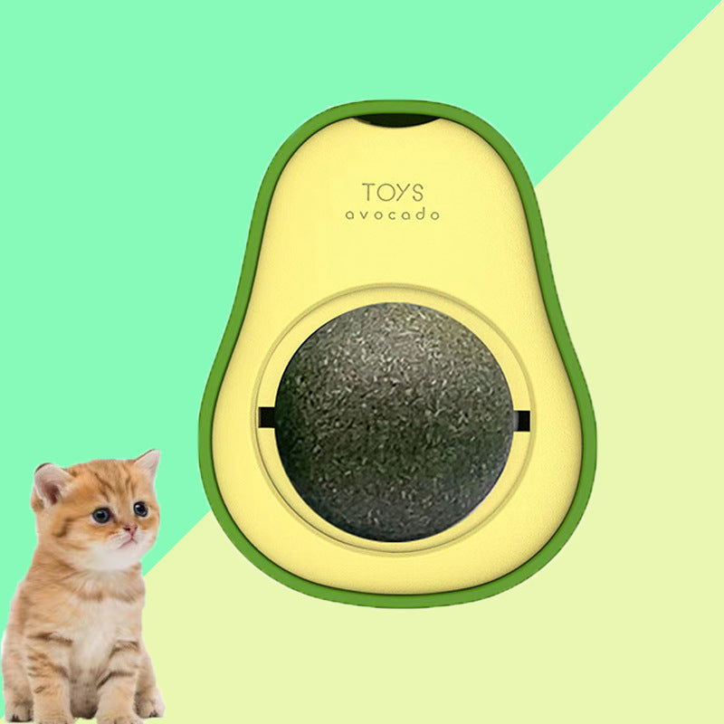 Avocado  Multifunctional Catnip Toy 360 Rotating Self-healing - maxsophie.com
