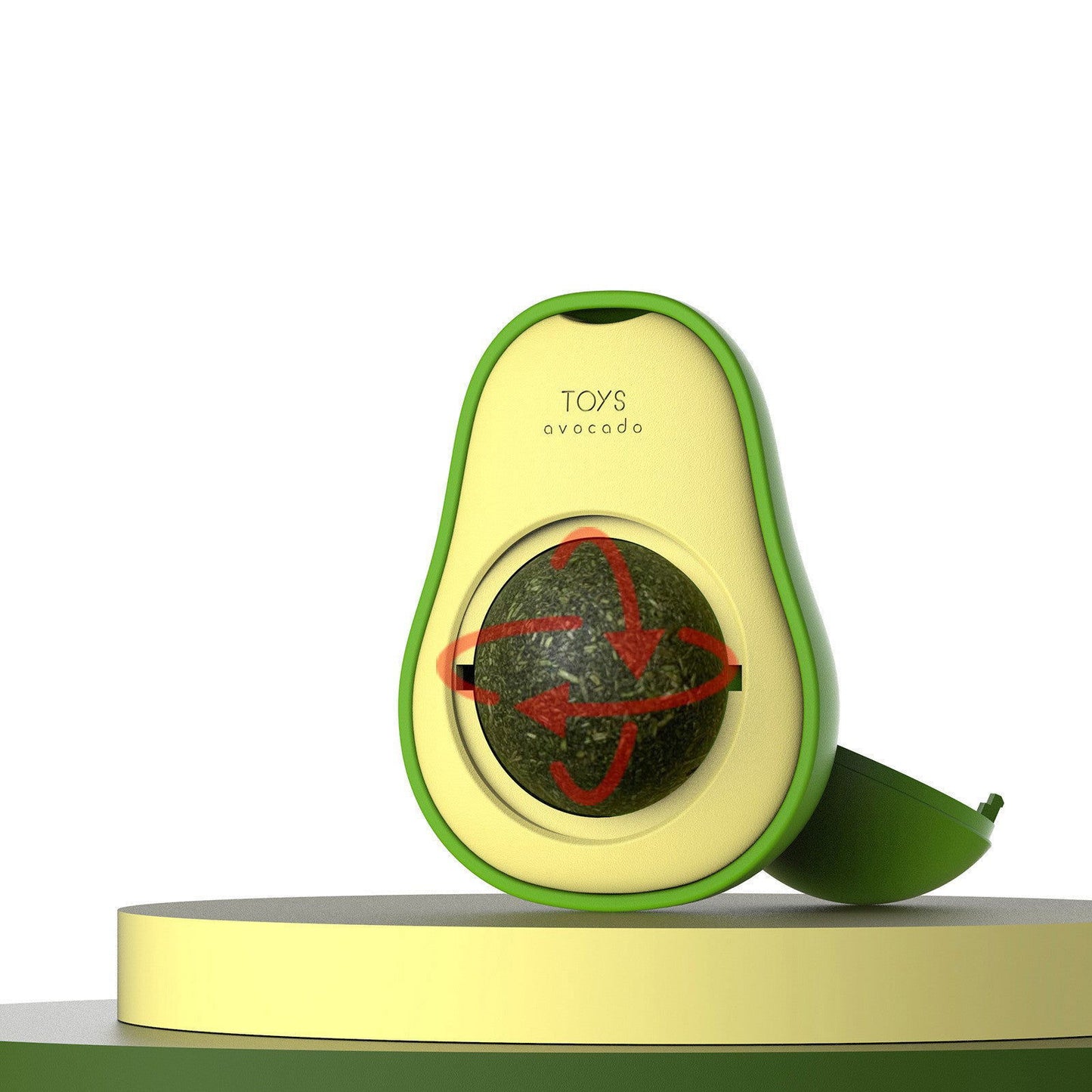 Avocado  Multifunctional Catnip Toy 360 Rotating Self-healing - maxsophie.com