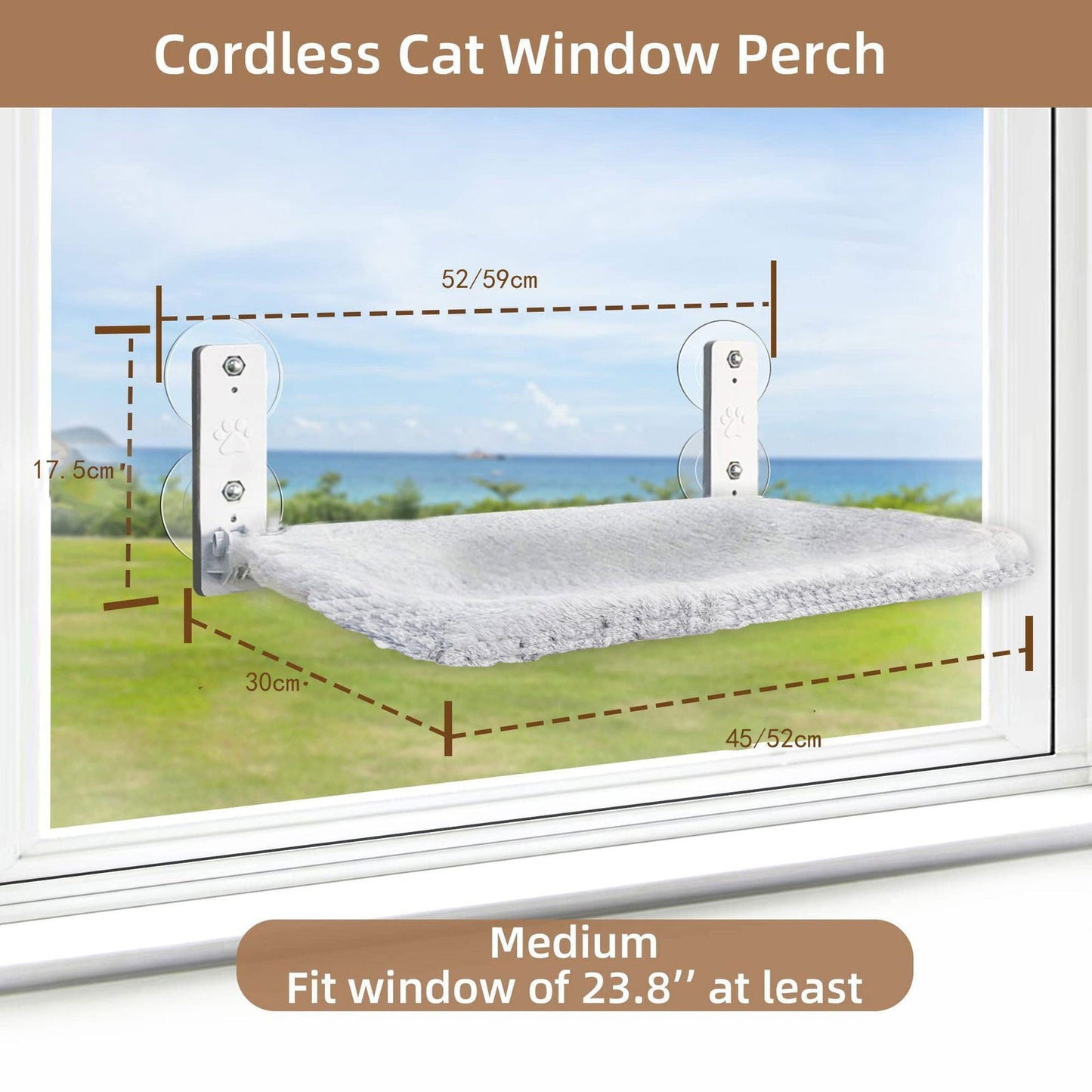 Cat Cordless Window  Hammock - maxsophie.com