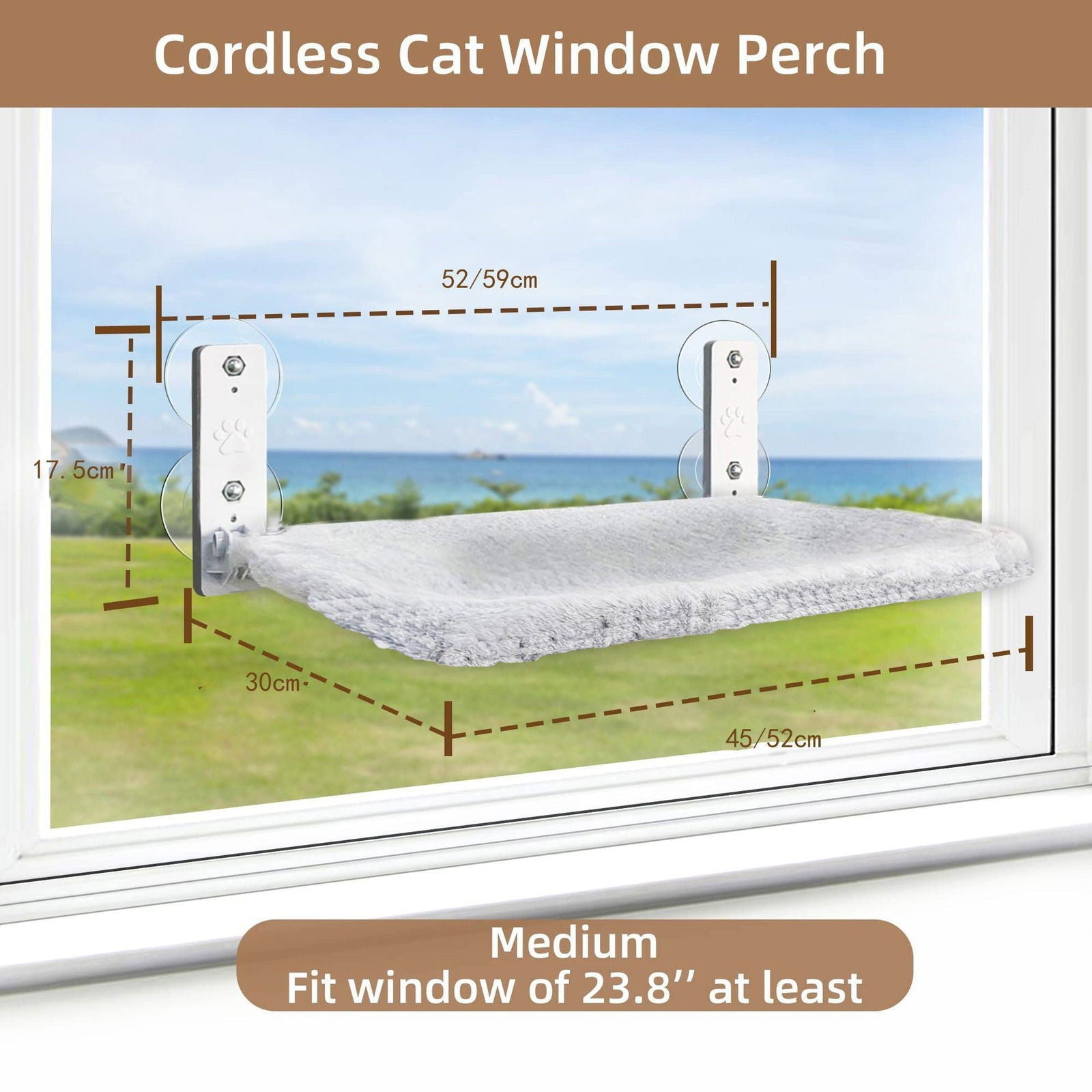 Cat Cordless Window  Hammock - maxsophie.com
