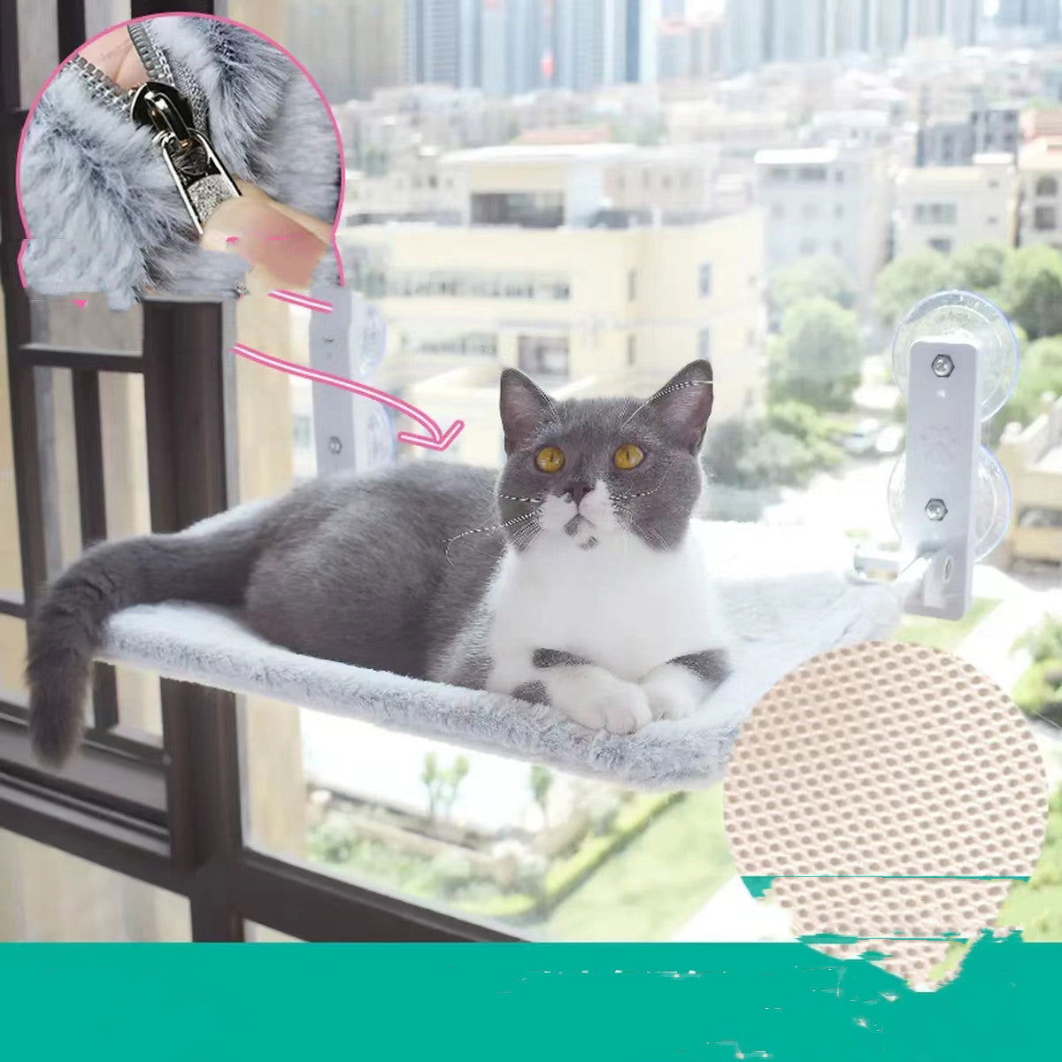 Cat Window Hammock different styles and sizes - maxsophie.com