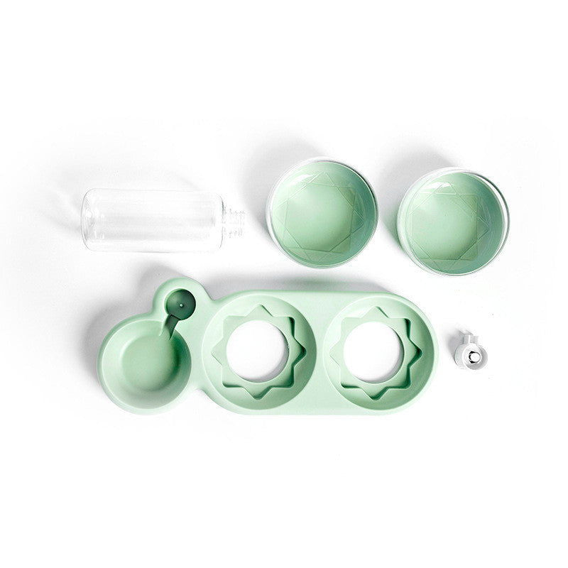Cat  Automatic  Food Bowl With Water Fountain - maxsophie.com