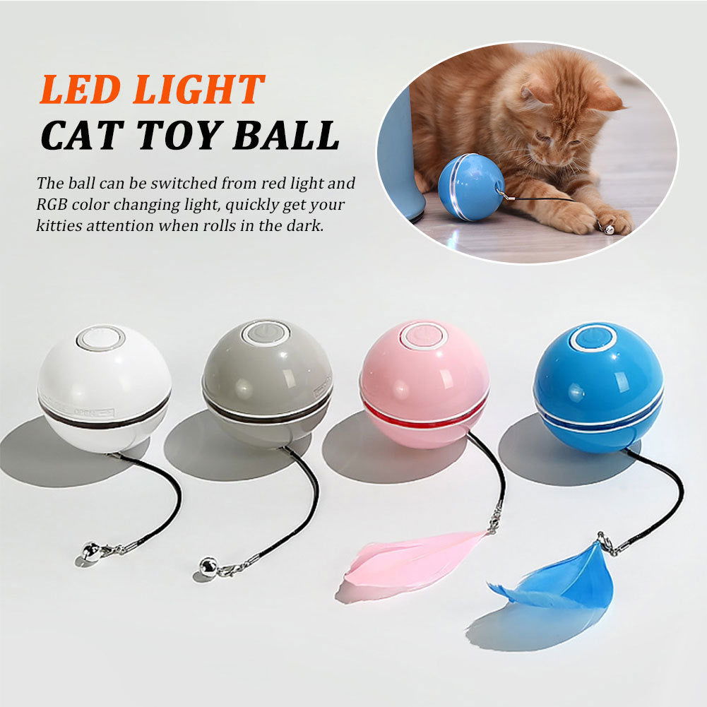Colorful LED Laser Funny Cat Ball Toy - maxsophie.com