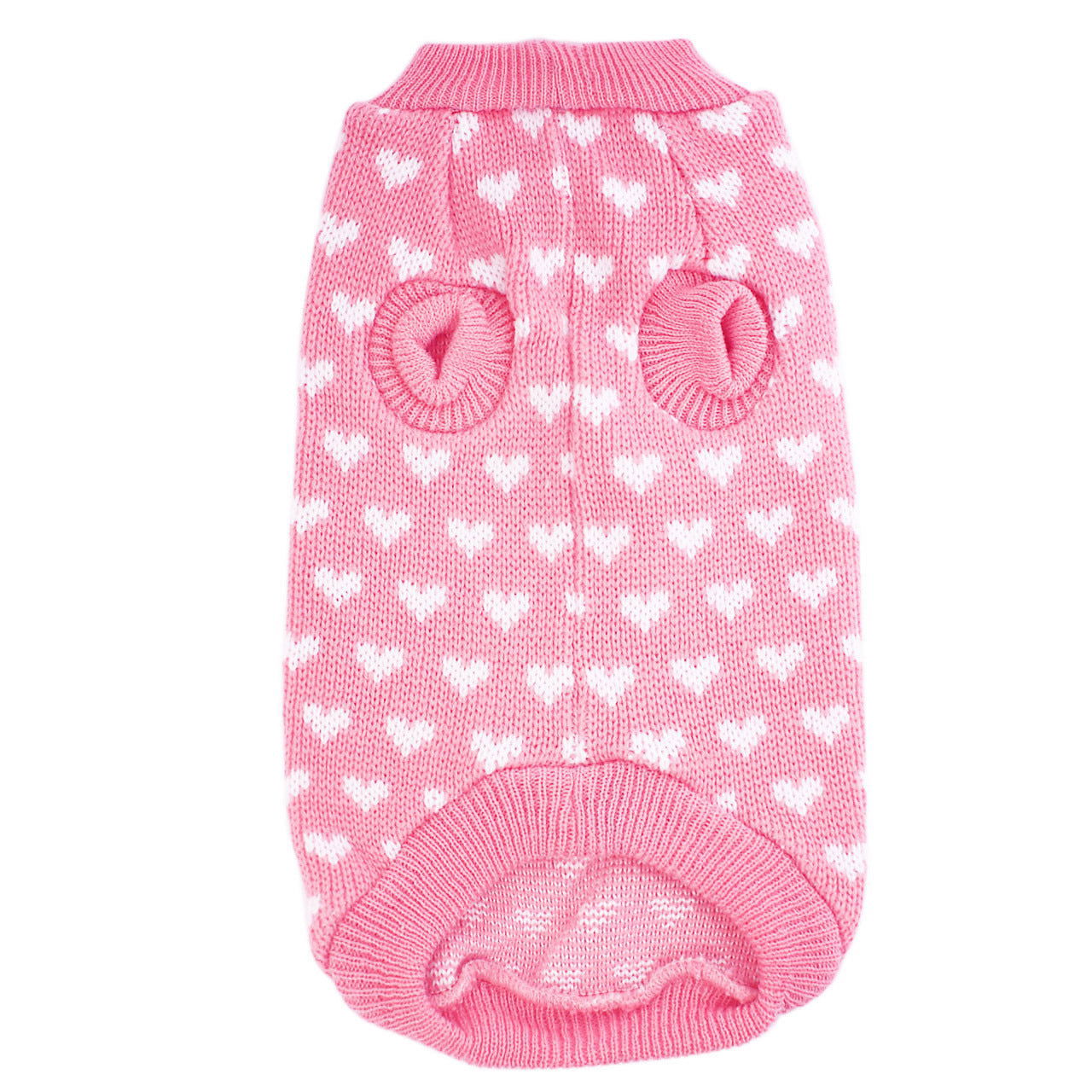 Cute Pink Heart Pattern Dog Clothes - maxsophie.com