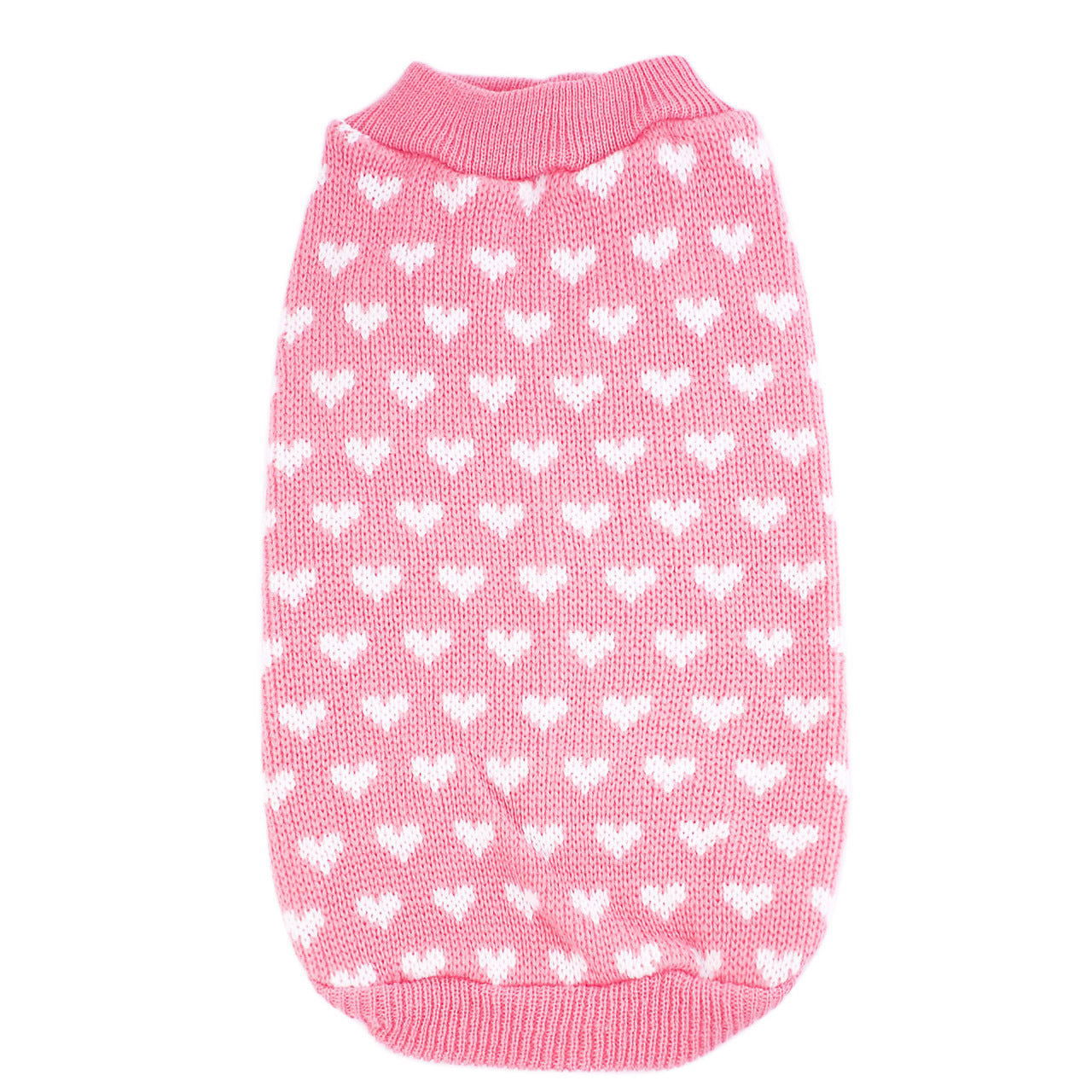 Cute Pink Heart Pattern Dog Clothes - maxsophie.com