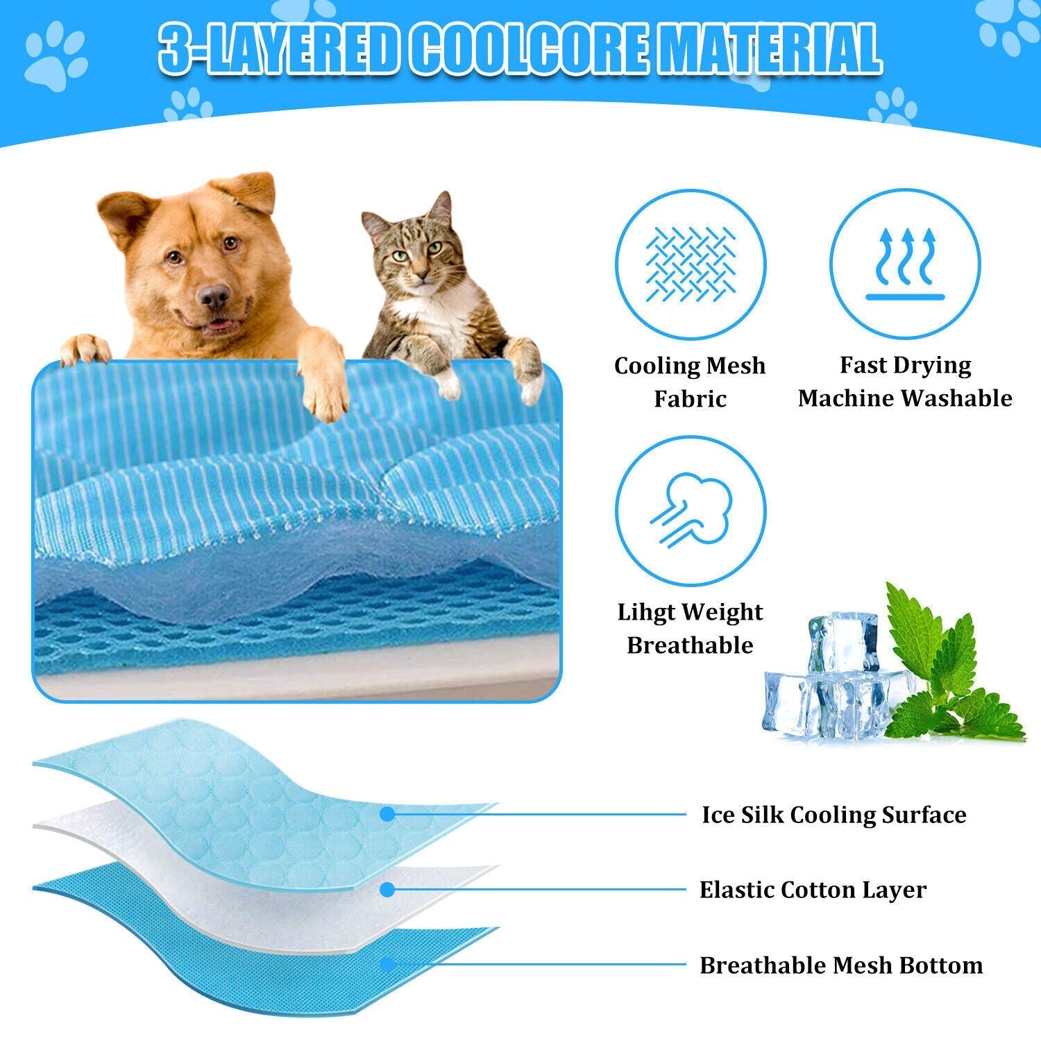 Dog Cooling Mat - maxsophie.com