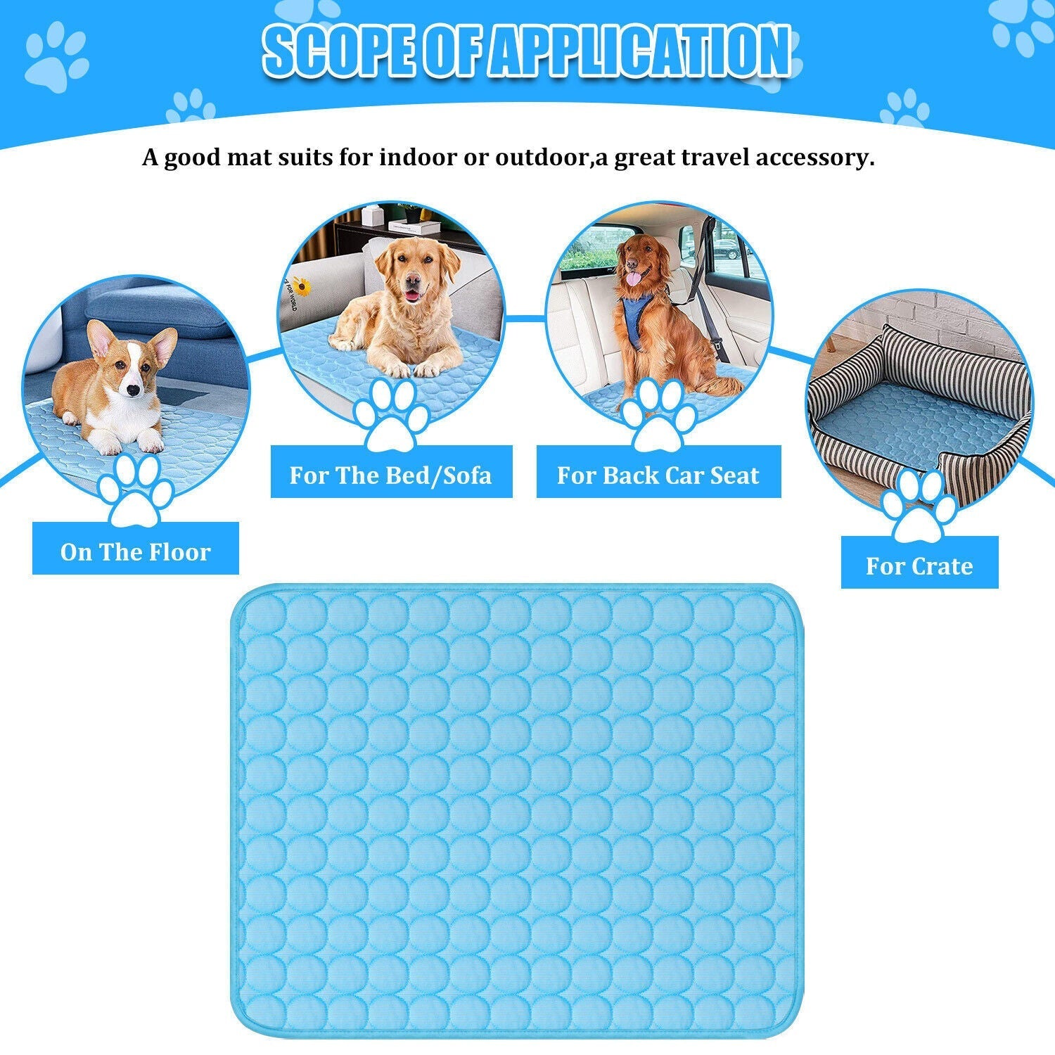 Dog Cooling Mat - maxsophie.com
