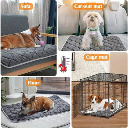 Dog Self-Heating Non-Slip Bed Washable Extra Warm Pet Mat - maxsophie.com