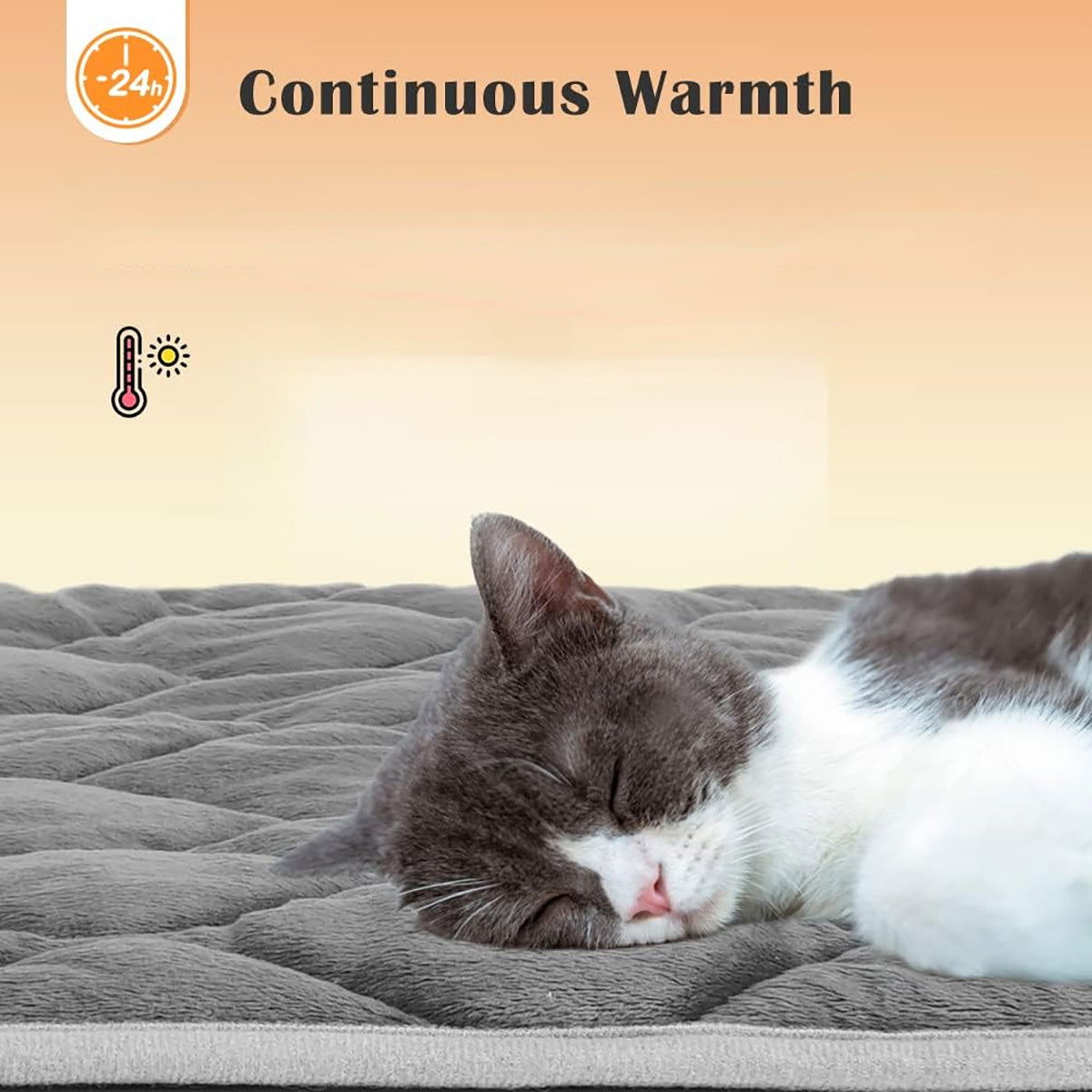Dog Self-Heating Non-Slip Bed Washable Extra Warm Pet Mat - maxsophie.com