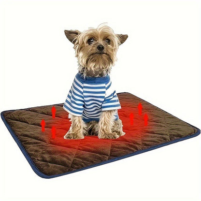 Dog Self-Heating Non-Slip Bed Washable Extra Warm Pet Mat - maxsophie.com