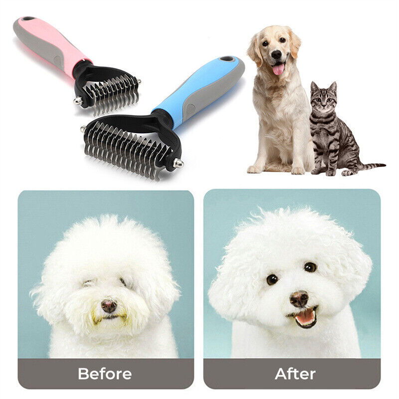 Double sided Grooming Brush for pets dogs cats - My Store - - #tag1# - #tag2#