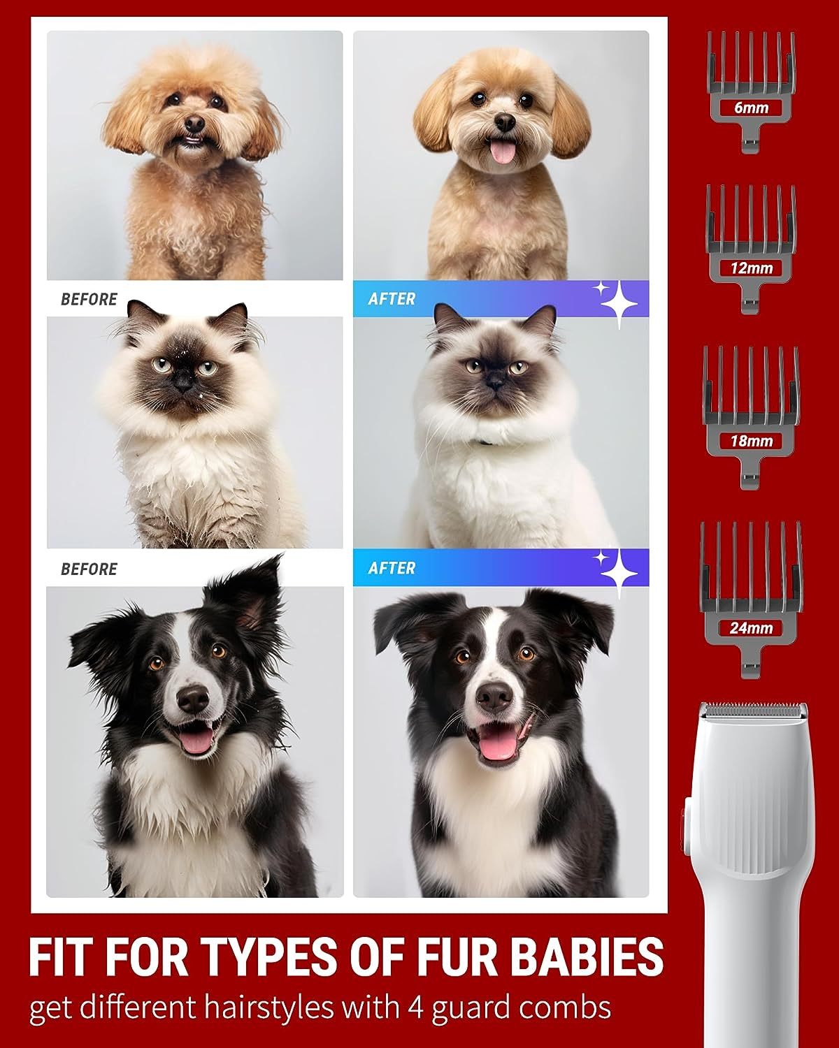 Multipurpose  Grooming Kit With Brushes and Other Grooming Tools For Dogs and Cats - My Store - - #tag1# - #tag2#