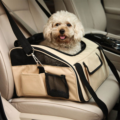 Pet Car Seat Bag Carrier Bag - maxsophie.com