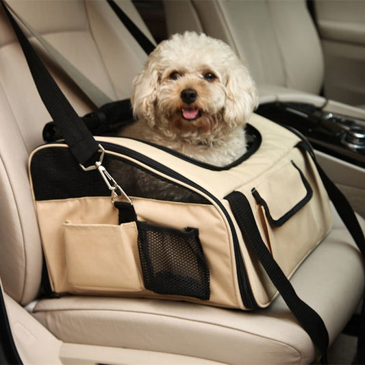 Pet Car Seat Bag Carrier Bag - maxsophie.com