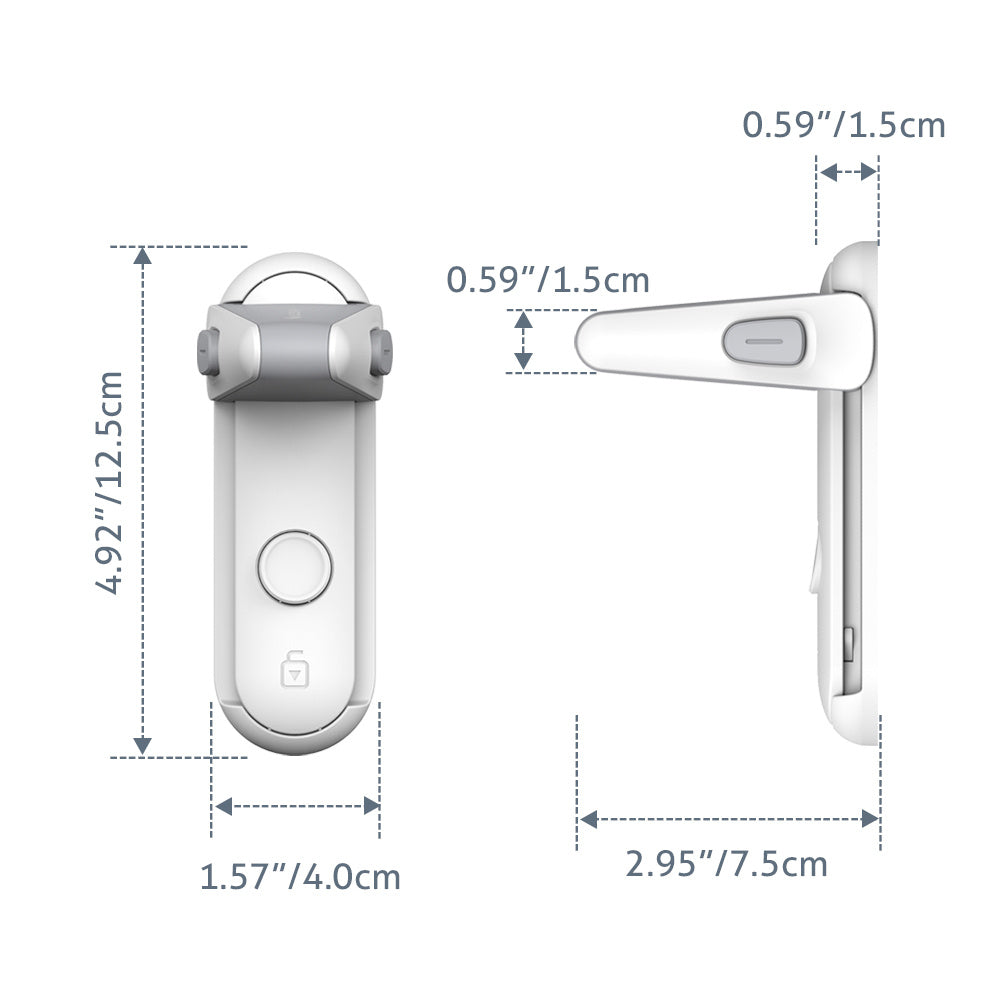 Pet's Children's Door Lever Lock Opening Artifact Anti-cat Anti-pet Room Easy To Install And Use - My Store - - #tag1# - #tag2#
