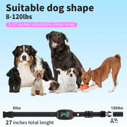 Smart Automatic Anti Barking Dog Collar Rechargeable and Waterproof - maxsophie.com