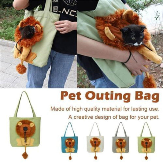 Soft Pet Outing Bag Lion Design - maxsophie.com