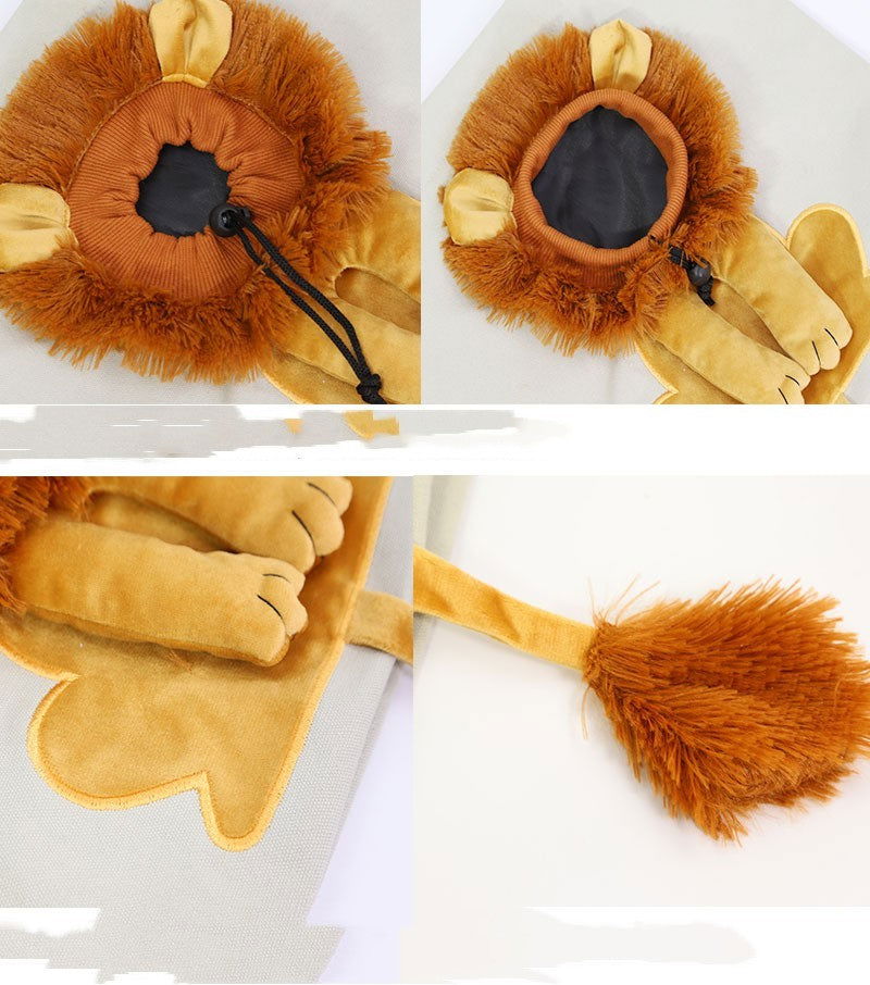 Soft Pet Outing Bag Lion Design - maxsophie.com