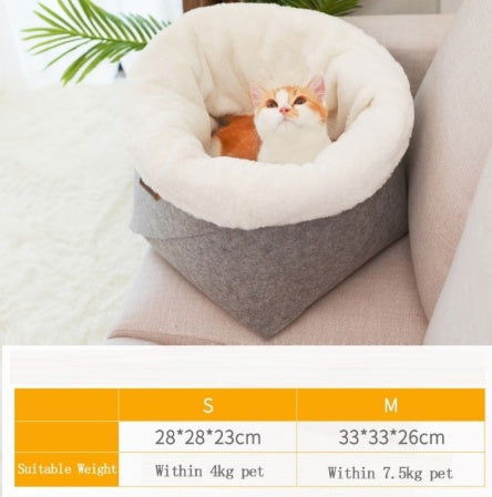 Warm Detachable Pet Bed - maxsophie.com